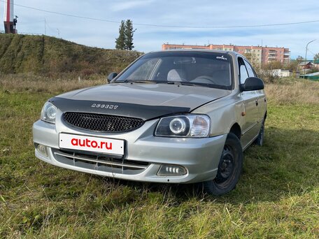2005 Hyundai Accent ТагАЗ II, бежевый, 295000 рублей, вид 4
