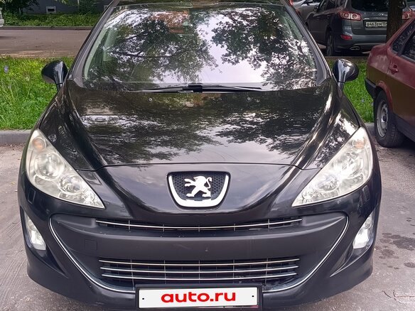 2008 Peugeot 308 I, чёрный, 450000 рублей - вид 1