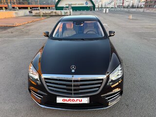 2018 Mercedes-Benz S-Класс 560 Long VI (W222, C217) Рестайлинг, чёрный, 8000000 рублей, вид 4