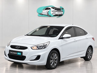 2019 Hyundai Accent IV, белый, 1100500 рублей, вид 1
