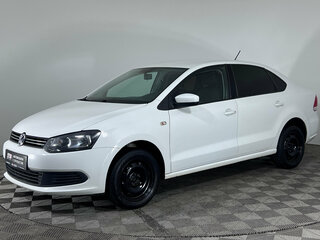 2014 Volkswagen Polo V, белый, 737000 рублей, вид 2