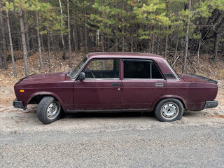 2006 Lada (ВАЗ) 2107, пурпурный, 140000 рублей, вид 2