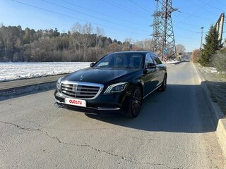 2019 Mercedes-Benz S-Класс 560 VI (W222, C217) Рестайлинг, чёрный, 6800000 рублей, вид 2