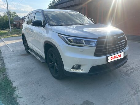 2015 Toyota Highlander III (XU50), белый, 2700000 рублей, вид 1