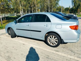 2008 Toyota Corolla AMT X (E140, E150), голубой, 670000 рублей, вид 3