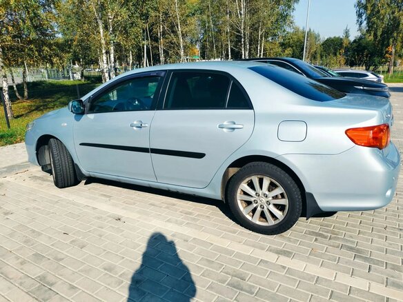 2008 Toyota Corolla AMT X (E140, E150), голубой, 649000 рублей - вид 2