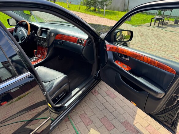 2005 Lexus LS 430 III Рестайлинг, чёрный, 1650000 рублей - вид 13