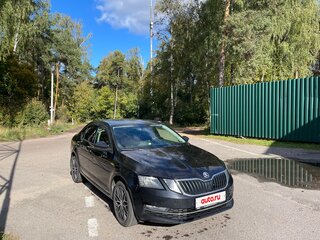 2018 Skoda Octavia III (A7) Рестайлинг, чёрный, 1450000 рублей, вид 3