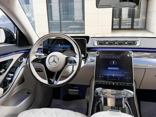 2023 Mercedes-Benz S-Класс 580 e Long 4MATIC VII (W223), белый, 14990000 рублей, вид 2