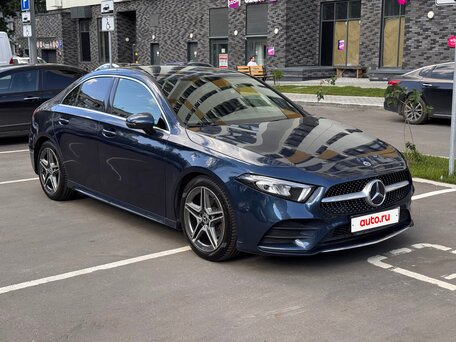2021 Mercedes-Benz A-Класс 200 IV (W177), синий, 2595000 рублей, вид 3