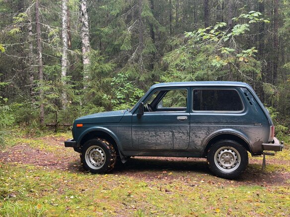 1999 Lada (ВАЗ) 2121 (4x4) I Рестайлинг, зелёный, 210000 рублей - вид 2