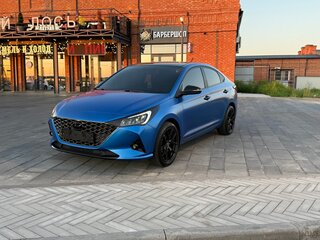 2020 Hyundai Solaris II Рестайлинг, синий, 1750000 рублей, вид 1