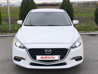 2018 Mazda 3 III (BM) Рестайлинг, белый, 1720000 рублей, вид 3