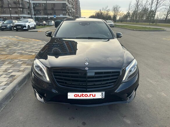 2014 Mercedes-Benz S-Класс 350 CDI BlueTEC Long 7G-TRONIC VI (W222, C217), чёрный, 3650000 рублей - вид 1
