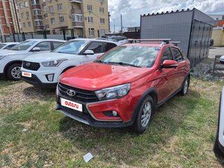 2019 Lada (ВАЗ) Vesta SW I, красный, 756000 рублей, вид 3