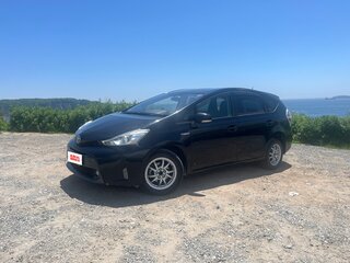 2016 Toyota Prius Alpha I (ZVW40/41) Рестайлинг, чёрный, 1390000 рублей, вид 2