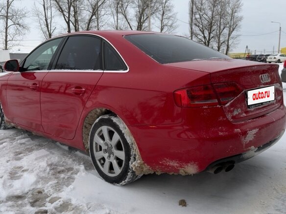 2009 Audi A4 IV (B8), красный, 740000 рублей - вид 9