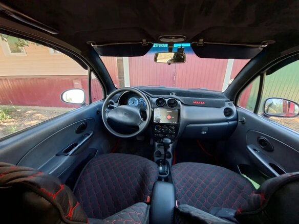 2005 Daewoo Matiz I Рестайлинг, красный, 260000 рублей - вид 5