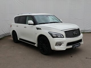 2015 Infiniti QX80 I Рестайлинг, белый, 2749000 рублей, вид 3