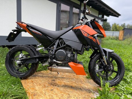 2009 KTM 690 Duke, оранжевый, 350000 рублей, вид 1