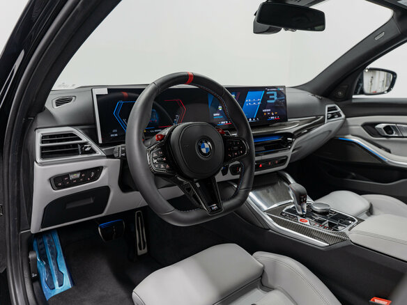 2026 BMW M3 Competition Package VI (G80) Рестайлинг, чёрный - вид 12