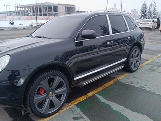 2003 Porsche Cayenne Turbo I (955), чёрный, 1000000 рублей, вид 4