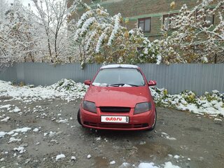 2005 Chevrolet Aveo I, красный, 250000 рублей, вид 1