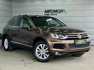 2013 Volkswagen Touareg II, коричневый, 1899000 рублей, вид 3