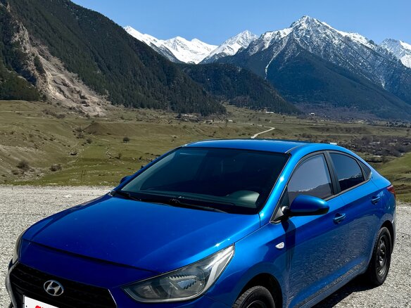 2017 Hyundai Solaris II, синий, 1179000 рублей