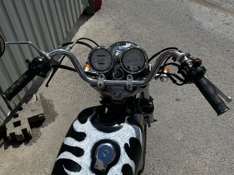 2000 Yamaha SR400, чёрный, 270000 рублей, вид 5