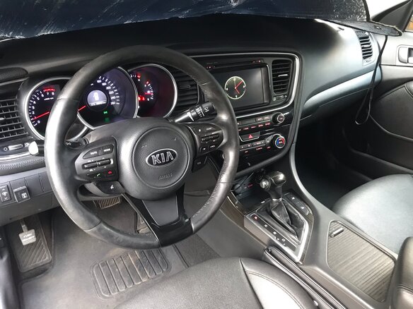 2014 Kia K5 I Рестайлинг, жёлтый, 870000 рублей - вид 7