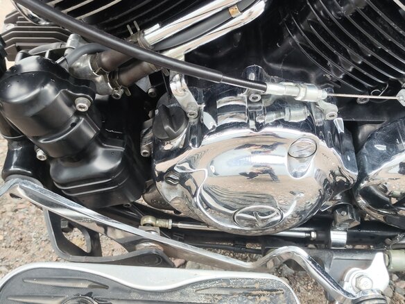 2001 Yamaha XVS650 Drag Star, фиолетовый, 408000 рублей - вид 5