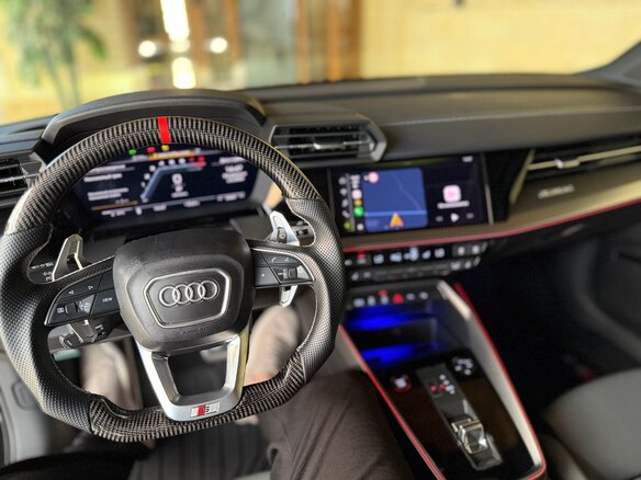 2021 Audi S3 IV (8Y), чёрный - вид 10