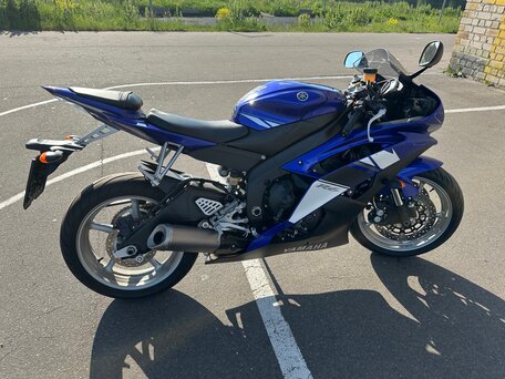 2009 Yamaha YZF-R6, синий, 750000 рублей, вид 3