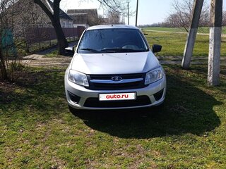 2014 Lada (ВАЗ) Granta I, серебристый, 390000 рублей, вид 2