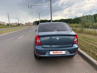 2011 Renault Logan I Рестайлинг, синий, 350000 рублей, вид 4