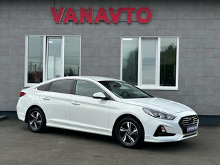 2017 Hyundai Sonata VII (LF) Рестайлинг, белый, 1595000 рублей, вид 3