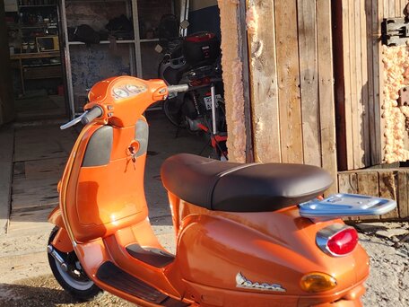 1997 Vespa ET4, оранжевый, 150000 рублей, вид 4