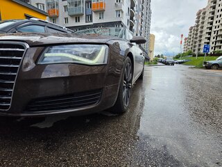 2010 Audi A8 Long III (D4), коричневый, 1350000 рублей, вид 3