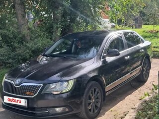 2013 Skoda Superb DSG II Рестайлинг, чёрный, 1130000 рублей, вид 1