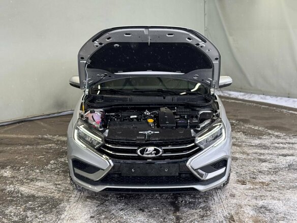 2026 Lada (ВАЗ) Vesta SW I Рестайлинг (NG), серебристый - вид 4