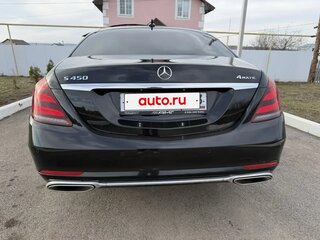 2018 Mercedes-Benz S-Класс 450 Long VI (W222, C217) Рестайлинг, чёрный, 3950000 рублей, вид 4