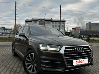 2016 Audi Q7 II (4M), коричневый, 3700000 рублей, вид 4