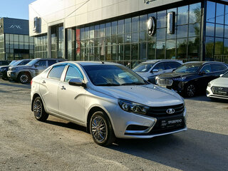 2016 Lada (ВАЗ) Vesta I, серебристый, 556000 рублей, вид 3