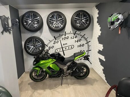 2011 Kawasaki Ninja 1000, зелёный, 800000 рублей, вид 2