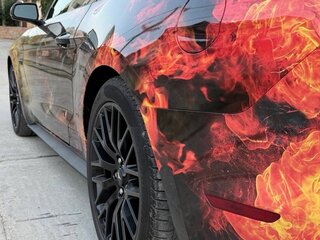 2021 Ford Mustang VI Рестайлинг, жёлтый, 7200000 рублей, вид 3