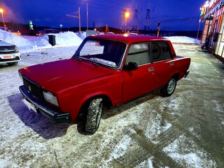 2007 Lada (ВАЗ) 2107, красный, 100000 рублей, вид 1