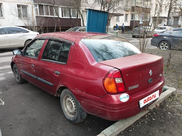 2001 Renault Clio II, красный - вид 4