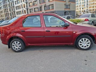 2010 Renault Logan I Рестайлинг, красный, 380000 рублей, вид 4