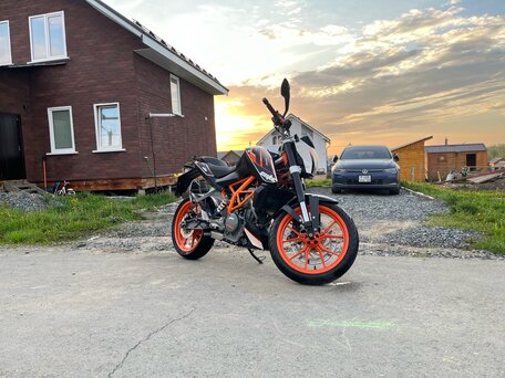 2016 KTM 390 Duke, белый, 355000 рублей, вид 4